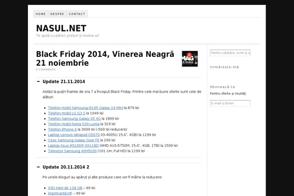 WordPress website example screenshot