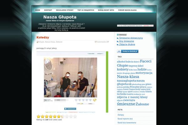 naszaglupota.pl site used Glossy-light
