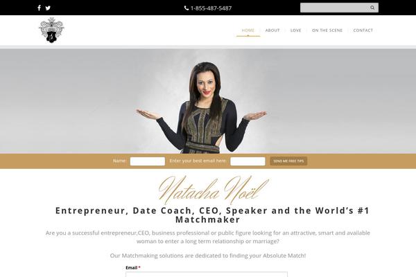 NUVO theme site design template sample