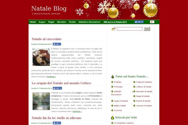 nataleblog.it site used Natale