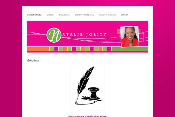 WordPress website example screenshot