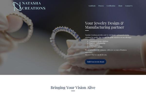 natasha-creations.com site used Octa