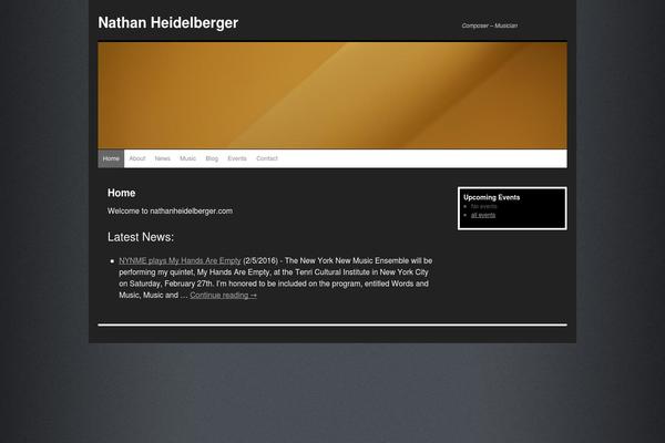 nathanheidelberger.com site used Thenewcool