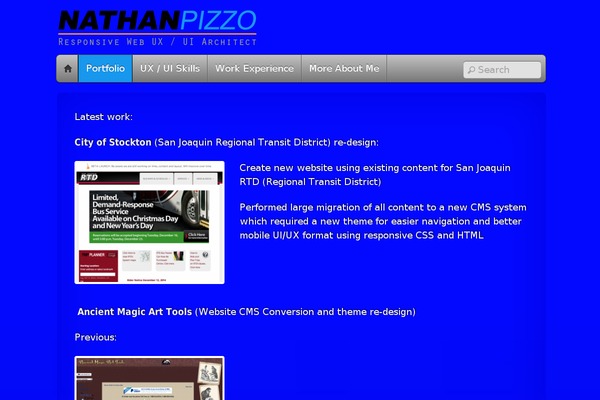 WordPress website example screenshot