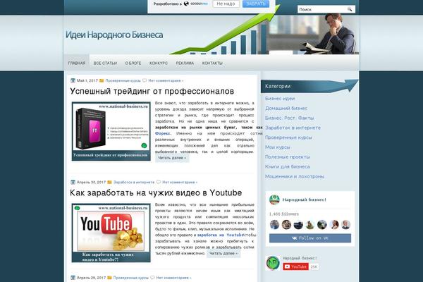 WordPress website example screenshot