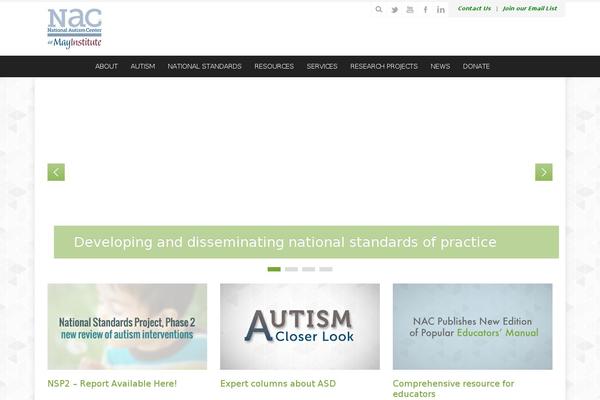 nationalautismcenter.org site used Nac