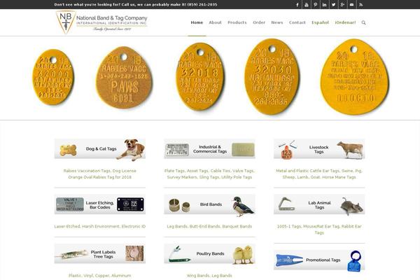 Enfold theme site design template sample
