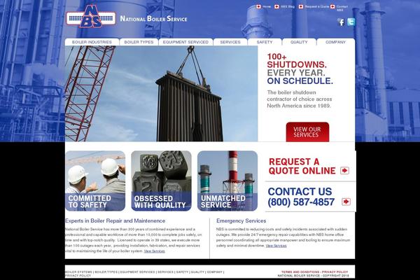 WordPress website example screenshot