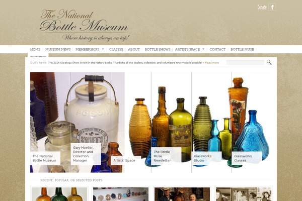 nationalbottlemuseum.org site used Modernelegance