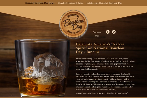 nationalbourbonday.com site used Snapd