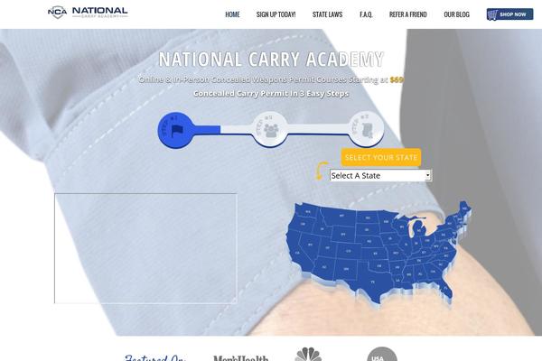 nationalcarryacademy.com site used Flatsome