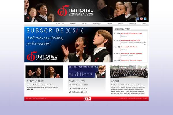 nationalchildrenschorus.com site used Ncc