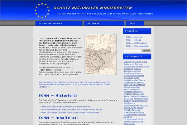 nationale-minderheiten.eu site used Europamenschenrechte