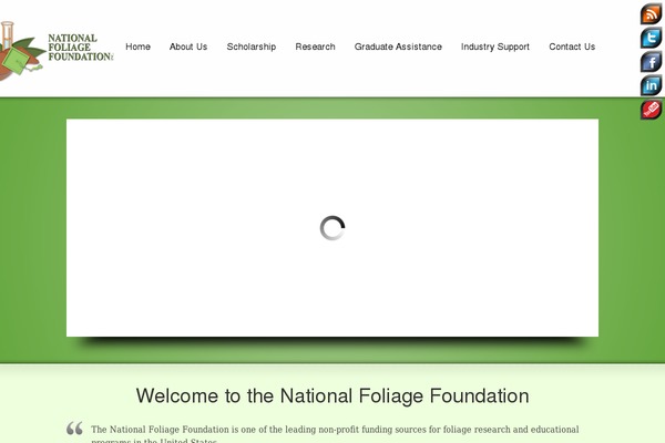 nationalfoliagefoundation.org site used Striking