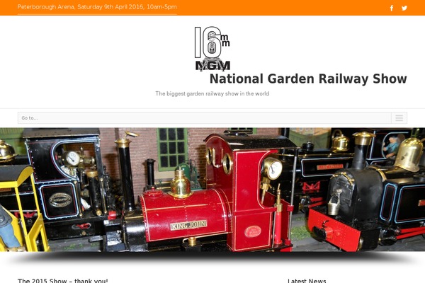 nationalgardenrailwayshow.org.uk site used Show-theme