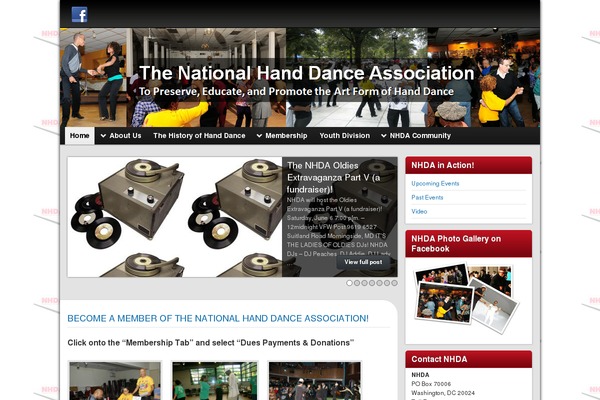 nationalhanddanceassociation.org site used Graphene.1.5.6