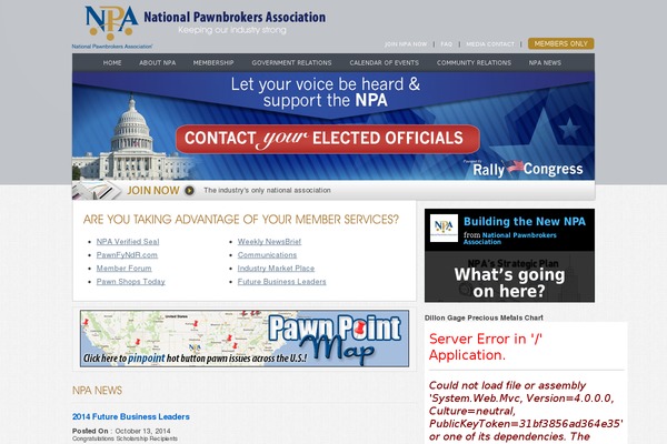 nationalpawnbrokers.org site used Gutenverse