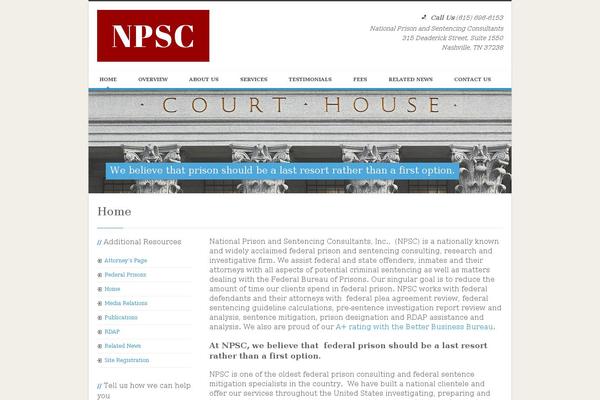 nationalprisonconsultants.com site used Timus