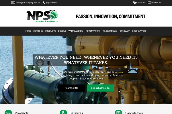 Nps theme site design template sample
