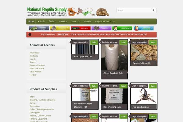 Nrs theme site design template sample