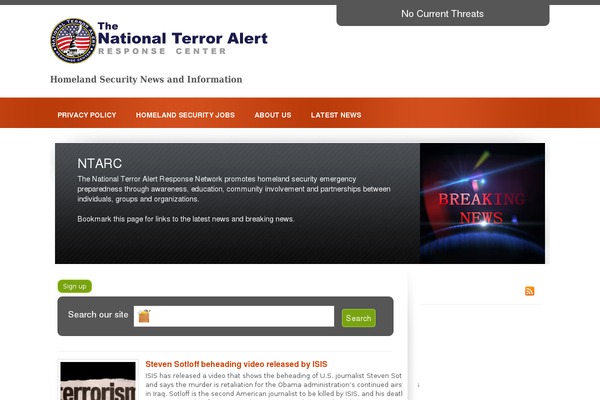 nationalterroralert.com site used Voice