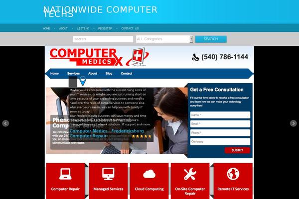 nationwidecomputertechs.net site used Wpdirectorysuite