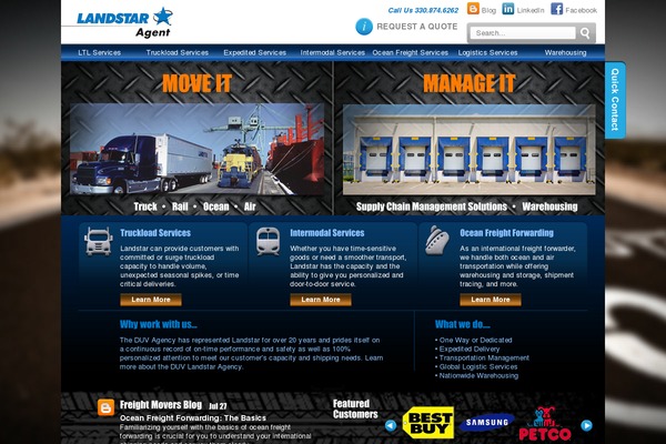 WordPress website example screenshot