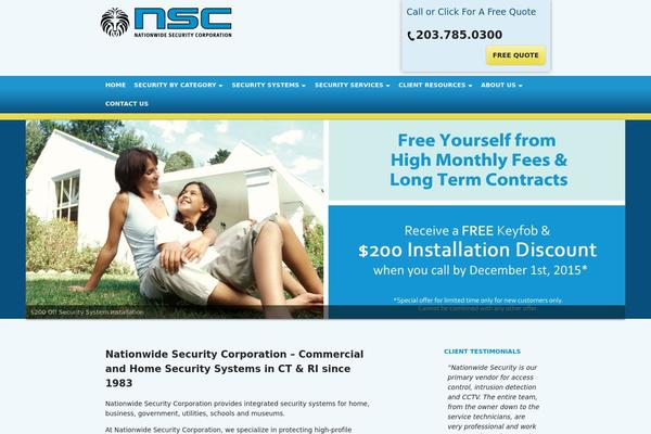 Nsc theme site design template sample