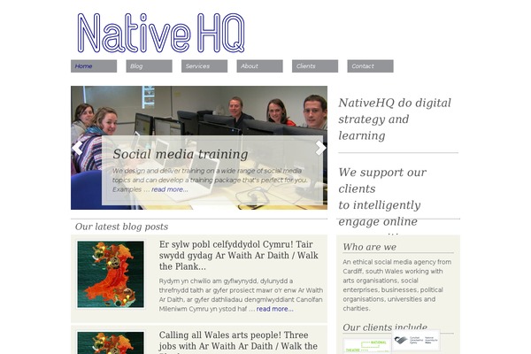 nativehq.com site used Genesis-child-themes