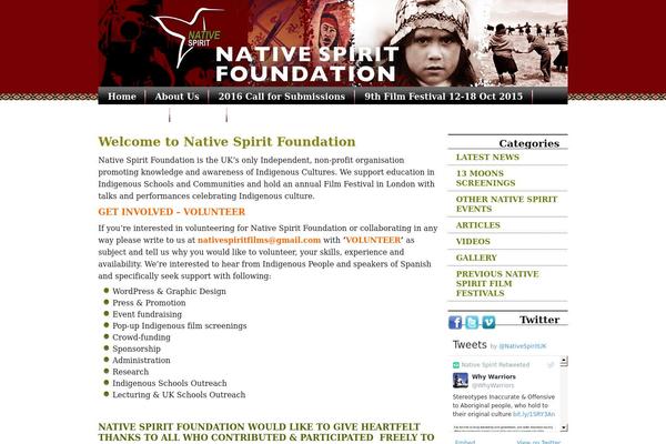 nativespiritfoundation.org site used Ecogreen