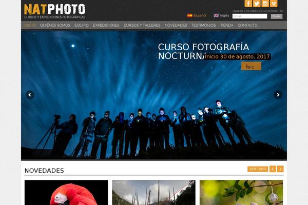 Madrid theme site design template sample