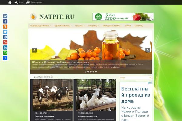 natpit.ru site used Healthylifestyle