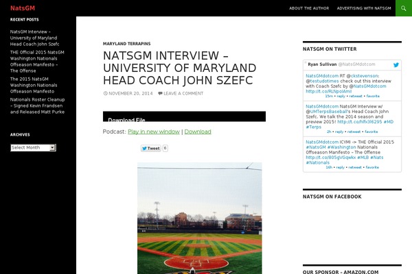 Twenty Eleven theme site design template sample