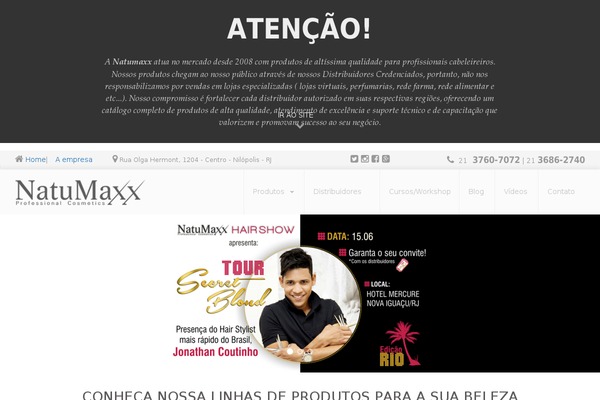 natumaxx.com.br site used Natumaxx