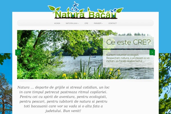 Natura theme site design template sample