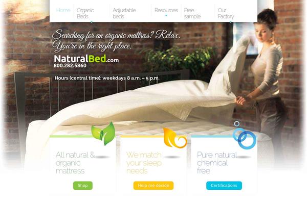 naturalbed.com site used Theme1257