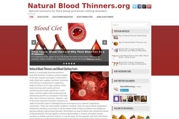 naturalbloodthinners.org site used Lumix