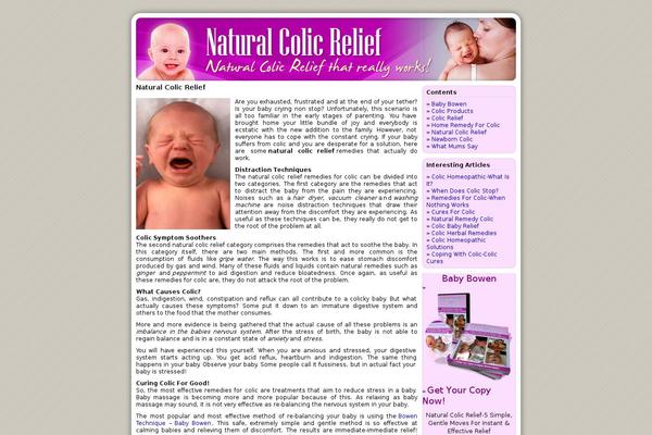 naturalcolicrelief.com site used Yast