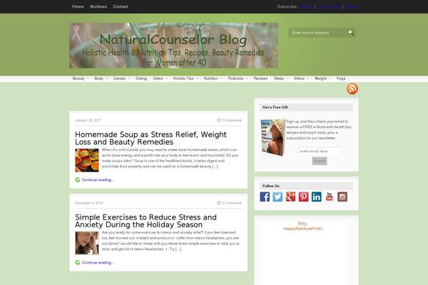 Fresh News theme site design template sample