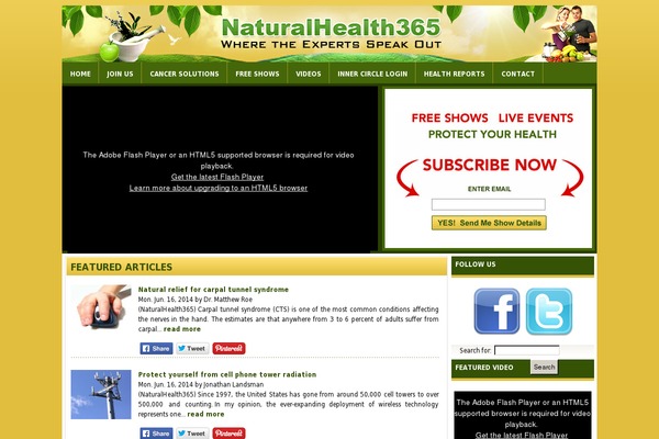 naturalhealth365.com site used Nh365-theme
