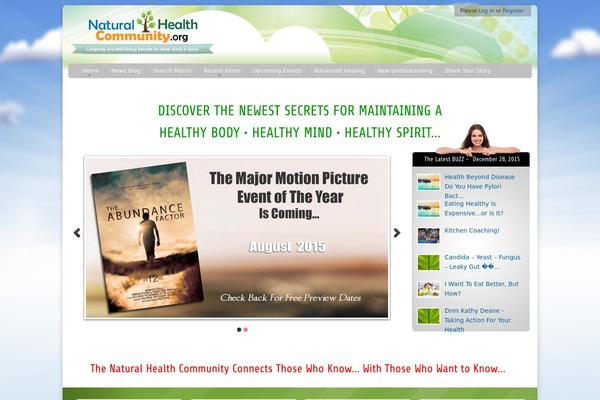 naturalhealthcommunity.org site used Nhcmain