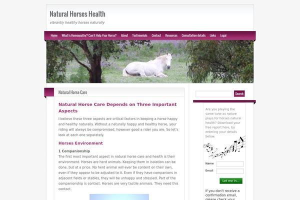 naturalhorseshealth.com site used Op-smart-theme3