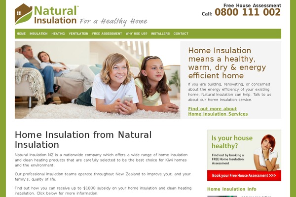 naturalinsulation.co.nz site used Naturalinsulation