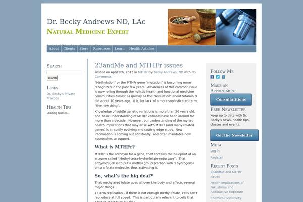 naturalmedicineexpert.com site used Becky