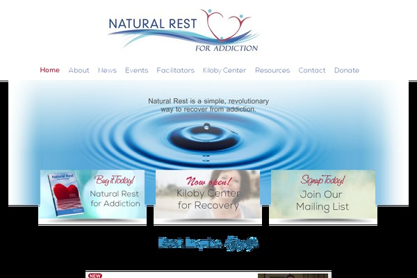 naturalrestforaddiction.com site used Kiloby