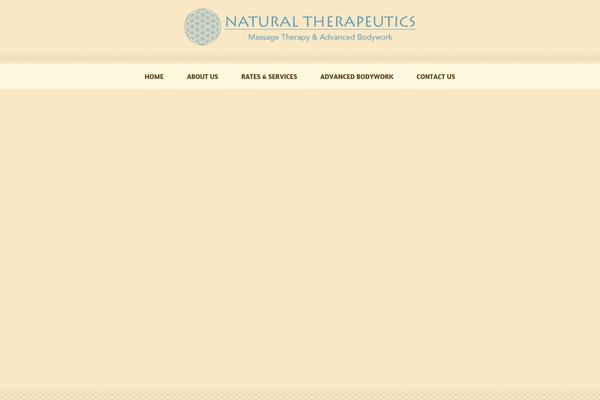 Dream Spa theme site design template sample