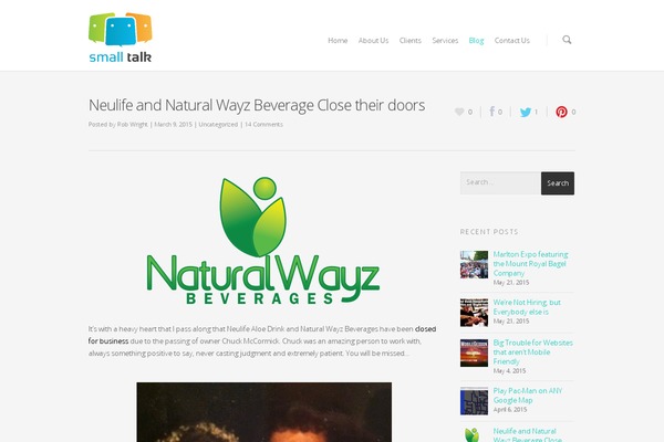 Salient theme site design template sample