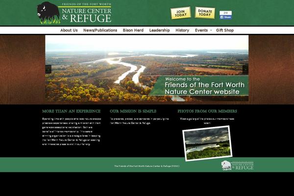 naturecenterfriends.org site used Fonctheme