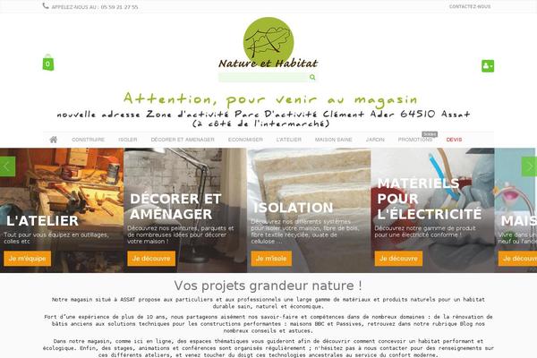 naturehabitat.fr site used Lamaisonecologique