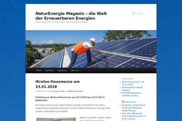 WordPress website example screenshot